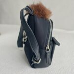 Fendi Monster Micro Backpack Charm Black Nylon/ Leather and Silver Hardware #RLOU-2 - Image 8