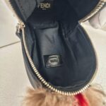 Fendi Monster Micro Backpack Charm Black Nylon/ Leather and Silver Hardware #RLOU-2 - Image 21