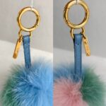 Fendi Pompom Fox Fur Bag Charm #RLOU-3 - Image 8