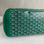 Goyard Artois MM Zipper Shopper Green Goyardine Canvas/Leather and Silver Hardware #RUST-2 - Image 11