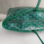 Goyard Artois MM Zipper Shopper Green Goyardine Canvas/Leather and Silver Hardware #RUST-2 - Image 9