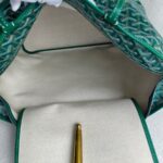 Goyard Artois MM Zipper Shopper Green Goyardine Canvas/Leather and Silver Hardware #RUST-2 - Image 30