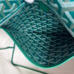 Goyard Artois MM Zipper Shopper Green Goyardine Canvas/Leather and Silver Hardware #RUST-2 - Image 26