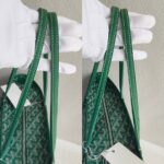 Goyard Artois MM Zipper Shopper Green Goyardine Canvas/Leather and Silver Hardware #RUST-2 - Image 24