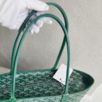 Goyard Artois MM Zipper Shopper Green Goyardine Canvas/Leather and Silver Hardware #RUST-2 - Image 20