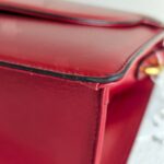 Gucci GG Ring 2way Bag Red Calf Leather with Gold Hardware #GULSR-1 - Image 12