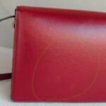 Gucci GG Ring 2way Bag Red Calf Leather with Gold Hardware #GULSR-1 - Image 5