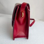 Gucci GG Ring 2way Bag Red Calf Leather with Gold Hardware #GULSR-1 - Image 7