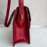Gucci GG Ring 2way Bag Red Calf Leather with Gold Hardware #GULSR-1 - Image 8