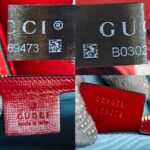 Gucci GG Ring 2way Bag Red Calf Leather with Gold Hardware #GULSR-1 - Image 23