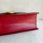 Gucci GG Ring 2way Bag Red Calf Leather with Gold Hardware #GULSR-1 - Image 11