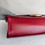 Gucci GG Ring 2way Bag Red Calf Leather with Gold Hardware #GULSR-1 - Image 10