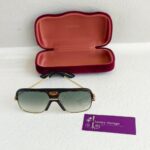 Gucci Sunglasses Brown Metal/Acetate Frame and Gold Hardware #RKLE-4 - Image 2