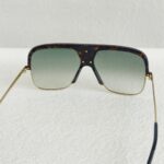 Gucci Sunglasses Brown Metal/Acetate Frame and Gold Hardware #RKLE-4 - Image 5