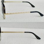 Gucci Sunglasses Brown Metal/Acetate Frame and Gold Hardware #RKLE-4 - Image 6