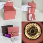 Gucci Wallet Pink Calf Leather with Gold Hardware #RCRR-1 - Image 2