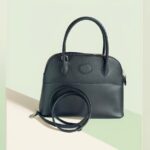 Hermes Bolide 27 Black Epsom Leather with Palladium Plated Hardware Bag #RKEC-2