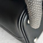 Hermes Bolide 27 Black Epsom Leather with Palladium Plated Hardware Bag #RKEC-2 - Image 14
