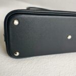 Hermes Bolide 27 Black Epsom Leather with Palladium Plated Hardware Bag #RKEC-2 - Image 9