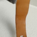 Hermes CDC Bracelet Size S Blue Swift Leather With Gold Plated Hardware #GULTS-5 - Image 11