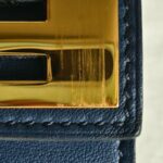 Hermes CDC Bracelet Size S Blue Swift Leather With Gold Plated Hardware #GULTS-5 - Image 6