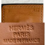 Hermes CDC Bracelet Size S Blue Swift Leather With Gold Plated Hardware #GULTS-5 - Image 9