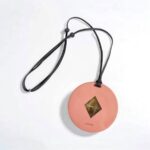Hermes Kuartz Horn N Lacquer Necklace #RCRK-4