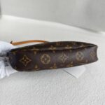 LV Pochette Accessories Brown Monogram Coated Canvas with Leather and Gold Hardware #RCRL-1 - Image 10