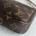 LV Pochette Accessories Brown Monogram Coated Canvas with Leather and Gold Hardware #RCRL-1 - Image 11