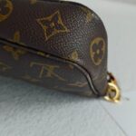 LV Pochette Accessories Brown Monogram Coated Canvas with Leather and Gold Hardware #RCRL-1 - Image 14
