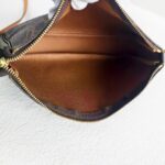 LV Pochette Accessories Brown Monogram Coated Canvas with Leather and Gold Hardware #RCRL-1 - Image 19