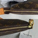 LV Pochette Accessories Brown Monogram Coated Canvas with Leather and Gold Hardware #RCRL-1 - Image 8