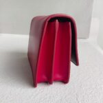 Prada BT1031 Crossbody Bag Pink Smooth Leather with Silver Hardware #RCRR-2 - Image 7