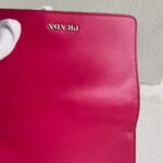 Prada BT1031 Crossbody Bag Pink Smooth Leather with Silver Hardware #RCRR-2 - Image 4