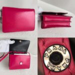 Prada BT1031 Crossbody Bag Pink Smooth Leather with Silver Hardware #RCRR-2 - Image 2