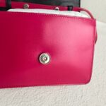 Prada BT1031 Crossbody Bag Pink Smooth Leather with Silver Hardware #RCRR-2 - Image 16