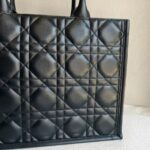 C.Dior Book Tote Medium Black Calfskin with Gold Hardware #RKUK-1 - Image 6