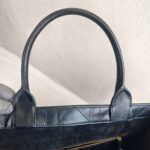 C.Dior Book Tote Medium Black Calfskin with Gold Hardware #RKUK-1 - Image 19