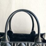 C.Dior Book Tote Medium Black Calfskin with Gold Hardware #RKUK-1 - Image 16