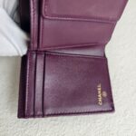 Chanel 19 3-Folds Wallet Purple Lambskin with Gold Hardware #RKYU-2 - Image 10