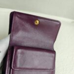 Chanel 19 3-Folds Wallet Purple Lambskin with Gold Hardware #RKYU-2 - Image 7