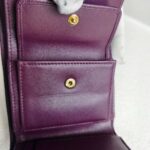 Chanel 19 3-Folds Wallet Purple Lambskin with Gold Hardware #RKYU-2 - Image 9