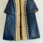 Chanel Espadrilles Size 38 Navy Blue/Black Lambskin #RKCT-3 - Image 7