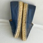 Chanel Espadrilles Size 38 Navy Blue/Black Lambskin #RKCT-3 - Image 8