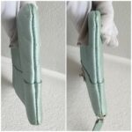 Chanel Pouch AP1186 Light Blue Grained Calfskin with Silver Hardware #RKYY-2 - Image 6