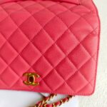 Chanel Wallet On Chain Pearl Crush Pink Lambskin with Gold Hardware #GULOK-1 - Image 4