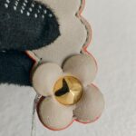 Fendi Belt Size 85/34 Grey Calf Leather with Gold Hardware #RKUS-12 - Image 2