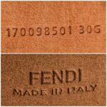 Fendi Belt Size 85/34 Grey Calf Leather with Gold Hardware #RKUS-12 - Image 6