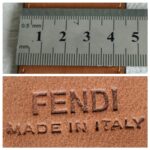 Fendi Daisy Bag Size 85/34 Black Calf Leather with Gold Hardware #RKUS-11 - Image 6