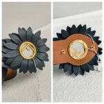 Fendi Daisy Bag Size 85/34 Black Calf Leather with Gold Hardware #RKUS-11 - Image 2